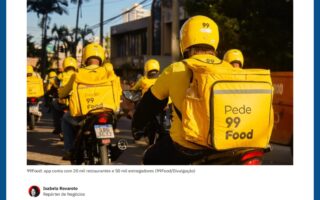 Chegada da 99 Food em São Paulo domina a mídia