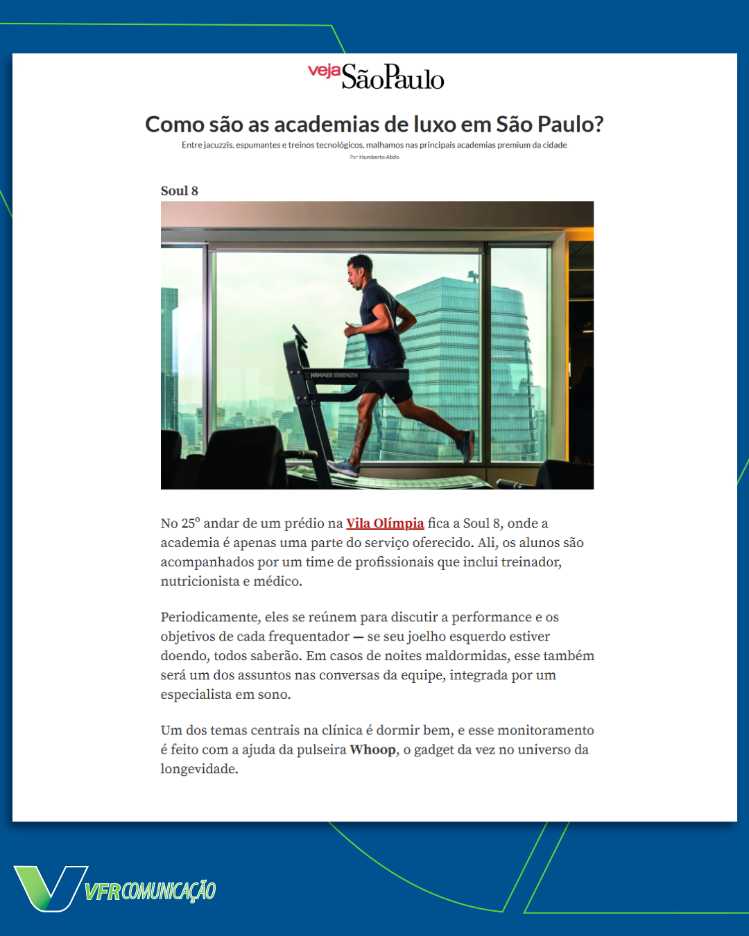 Soul 8 na Veja São Paulo