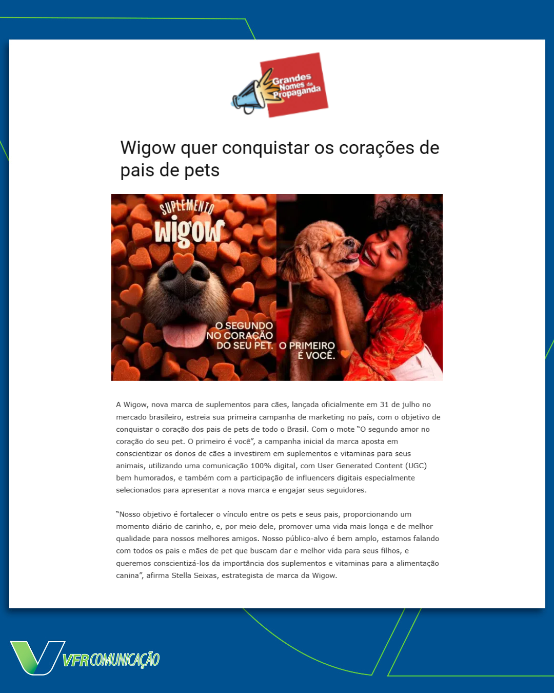 Wigow no Grandes Nomes da Propaganda