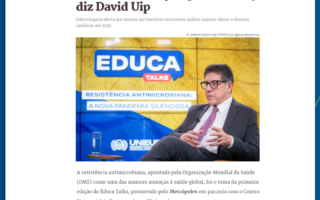 David Uip no EducaTalks (Metrópoles)