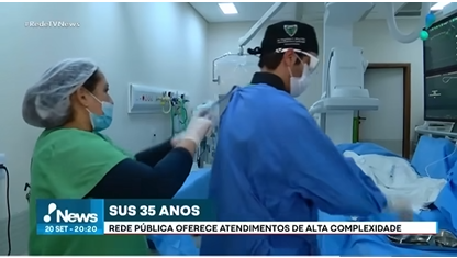 Hospital São Paulo na RedeTV News