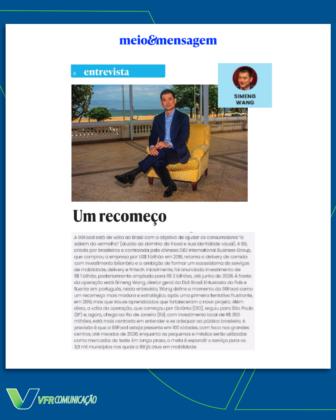 Entrevista: Simeng Wang (99) no Meio & Mensagem