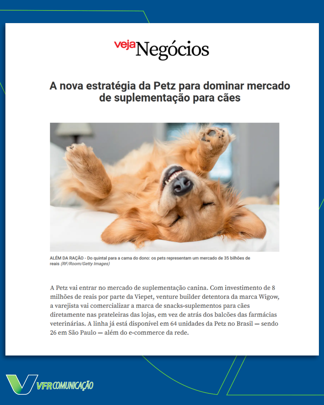 Wigow na Veja Negócios