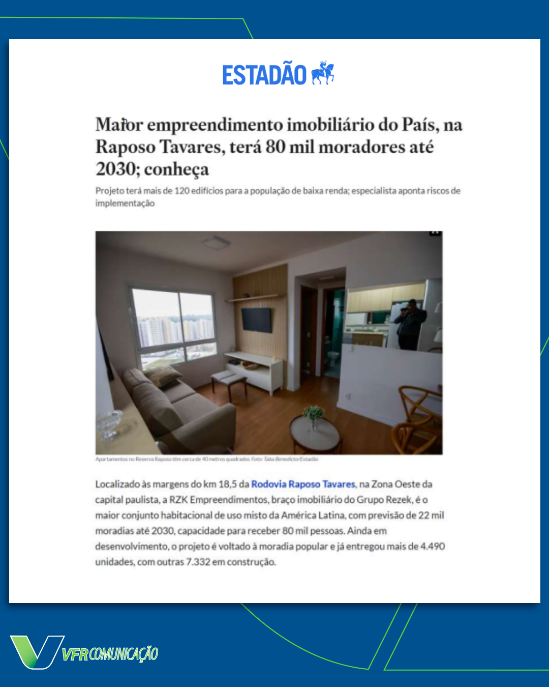 RKZ Empreendimentos no Estadão