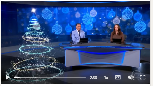 Natal do Bem, da Lello, no Jornal Nacional