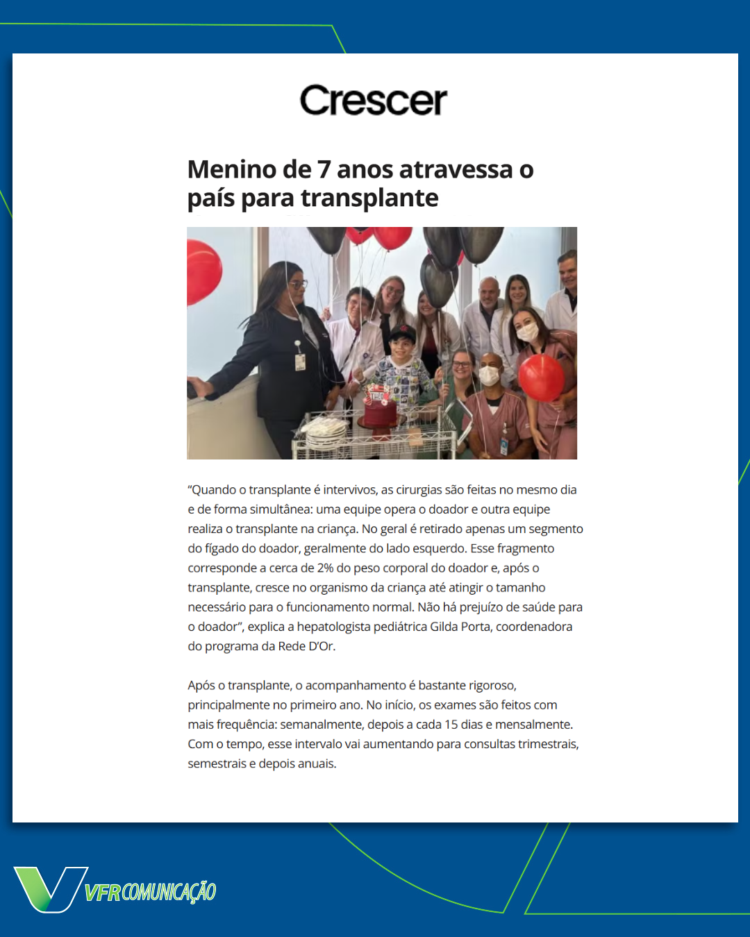 Hospital São Luiz Rede D´OR na Crescer