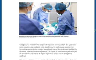 Instituto Ética Saúde na Veja Negócios