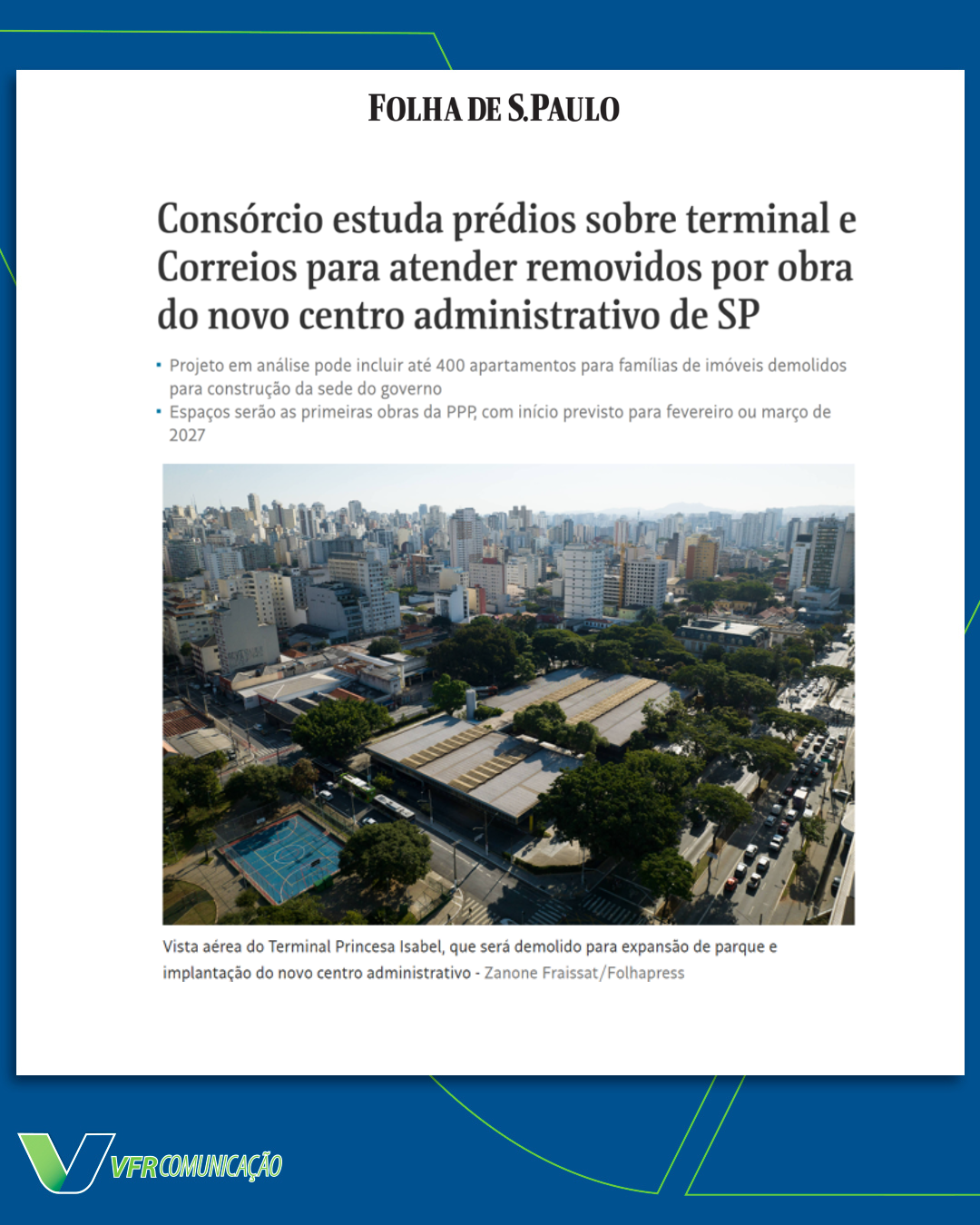 Consórcio MEZ-RZK na Folha de S. Paulo