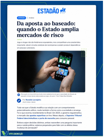 Artigo de Ronaldo Laranjeira (SPMD) no Estadão