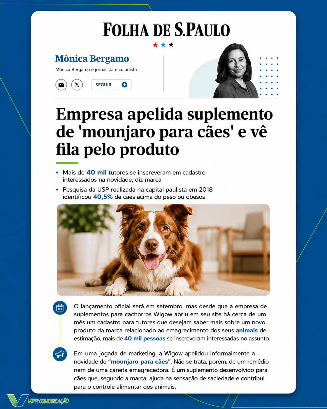 Wigow na Mônica Bergamo (Folha)