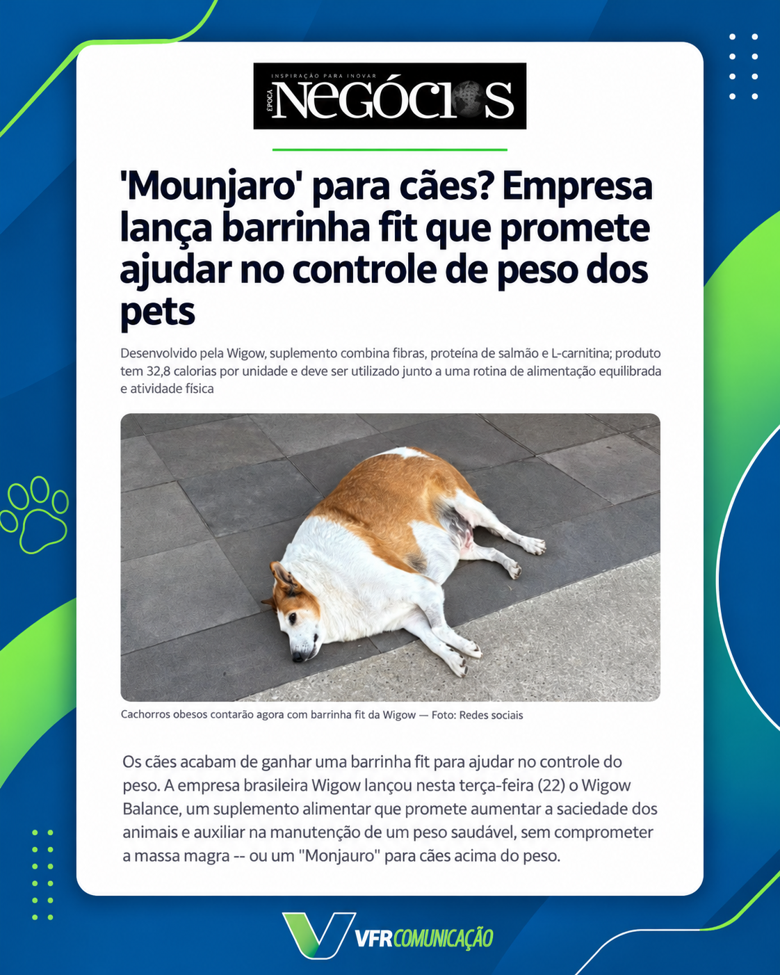 Wigow na Época Negócios
