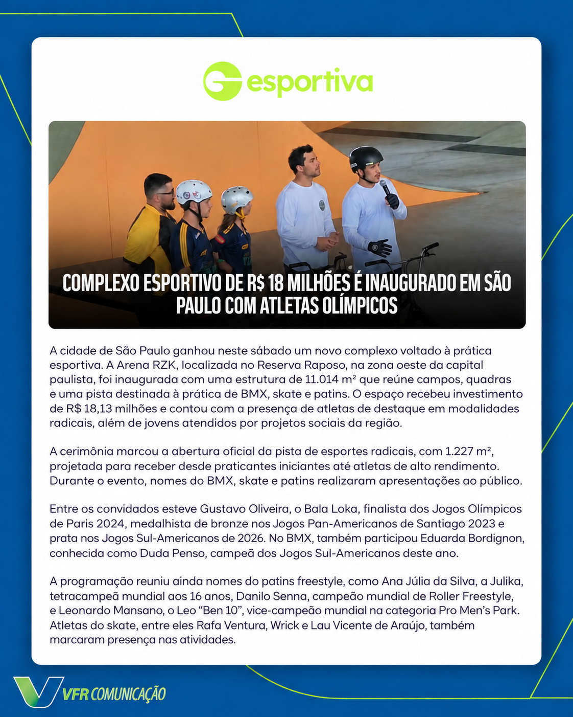 RZK na Gazeta Esportiva